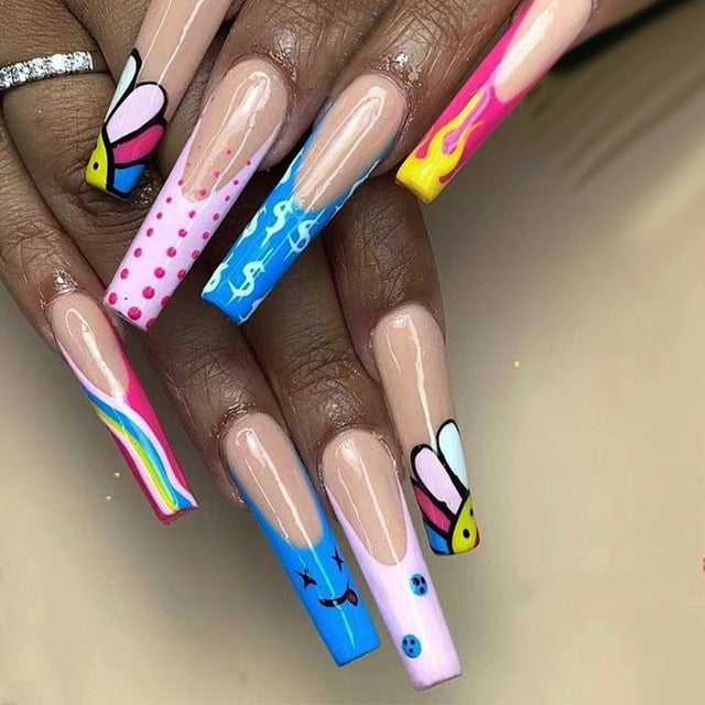 Designer Long Nails