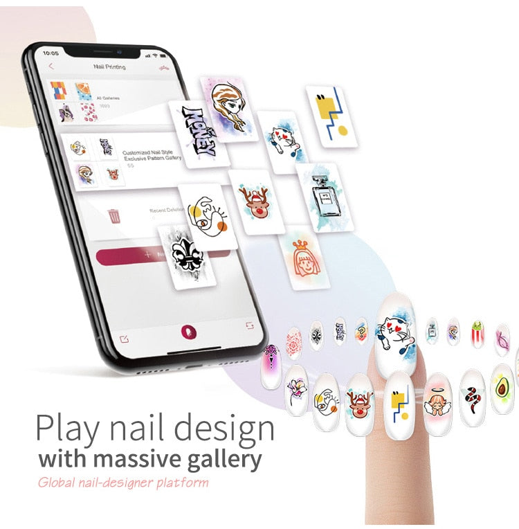 O2 Nails Mobile Printer