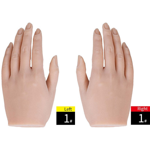 Silicone Practice Hand Set by Meta Beauty