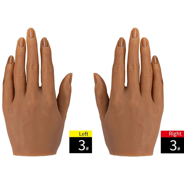 Silicone Practice Hand Set by Meta Beauty