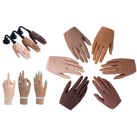 Silicone Practice Hand Set by Meta Beauty