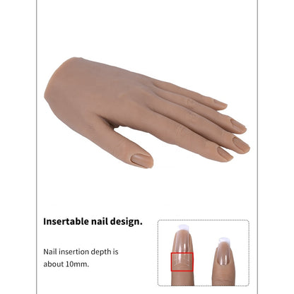 Silicone Practice Hand Set by Meta Beauty